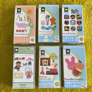 8 CRICUT Cartridges Bundle Crafts Crafting Scrapbooking